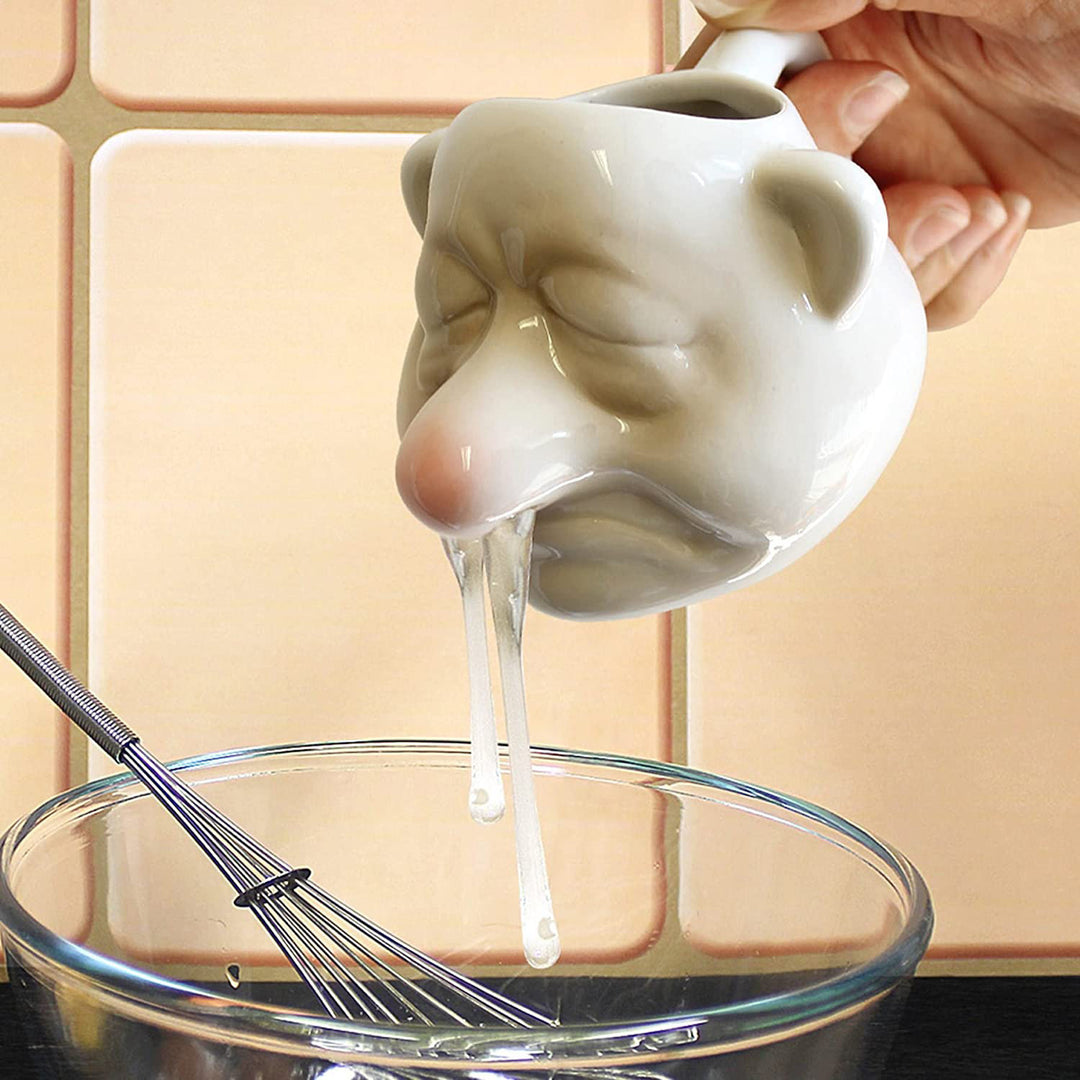 Creative Ceramic Kitchenware Snot Dwarf Egg White Separator