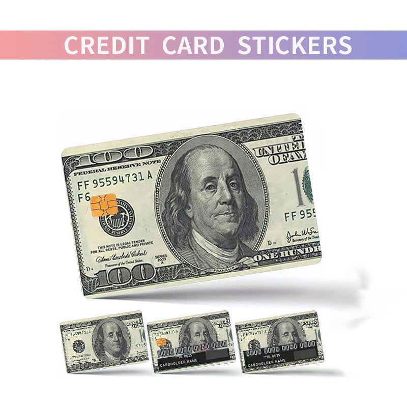 Credit Card Personalized Stickers