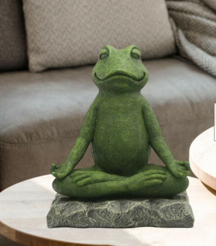 Meditation Frog Statue Resin Ornaments Resin Zen Animal Yoga Figurines