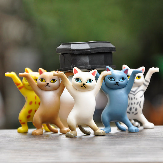 Kid Children Funny Toys Gift Cat Coffin Dance Doll Animals Figurines Handmade Blind Box Decoration Toys Gift