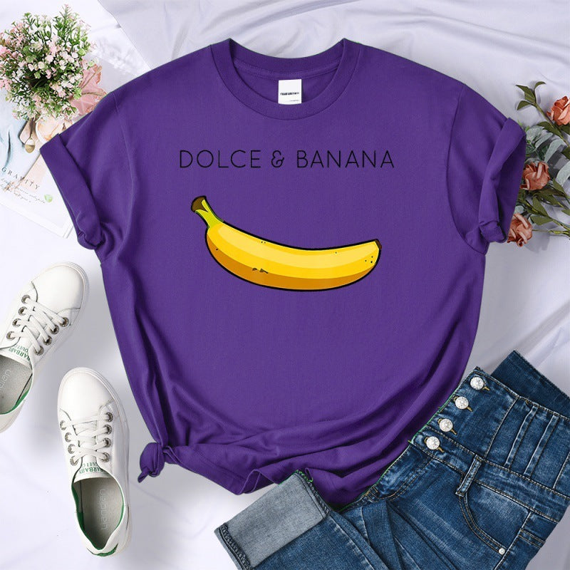 Dolce Banana Anime Printed T Shirts