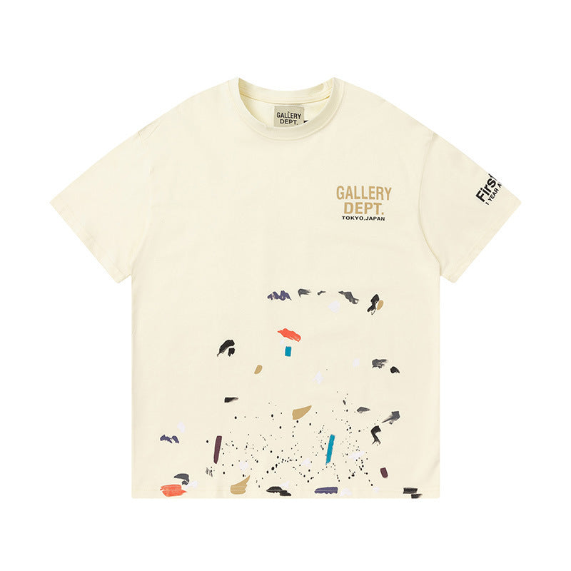 Tokyo Limited Splash-ink Short-sleeved T-shirt