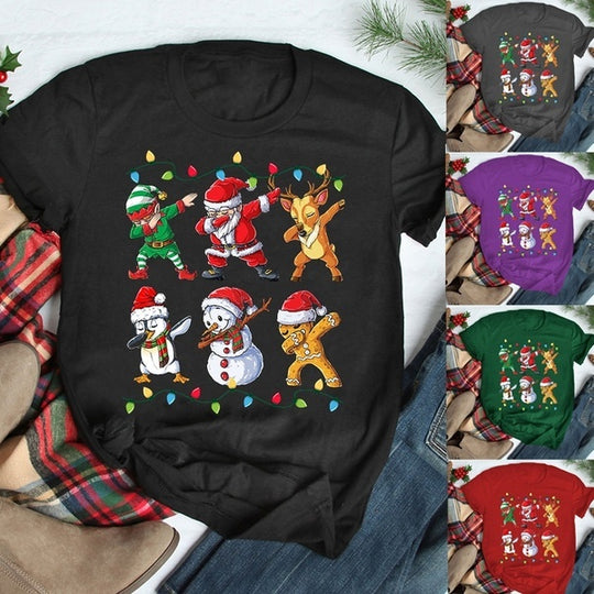 Christmas print t-shirts