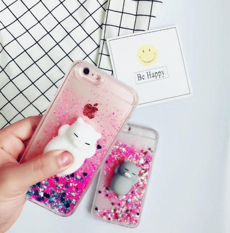 Compatible with Apple, Cat Phone Cases for iPhone 6 to iPhone X