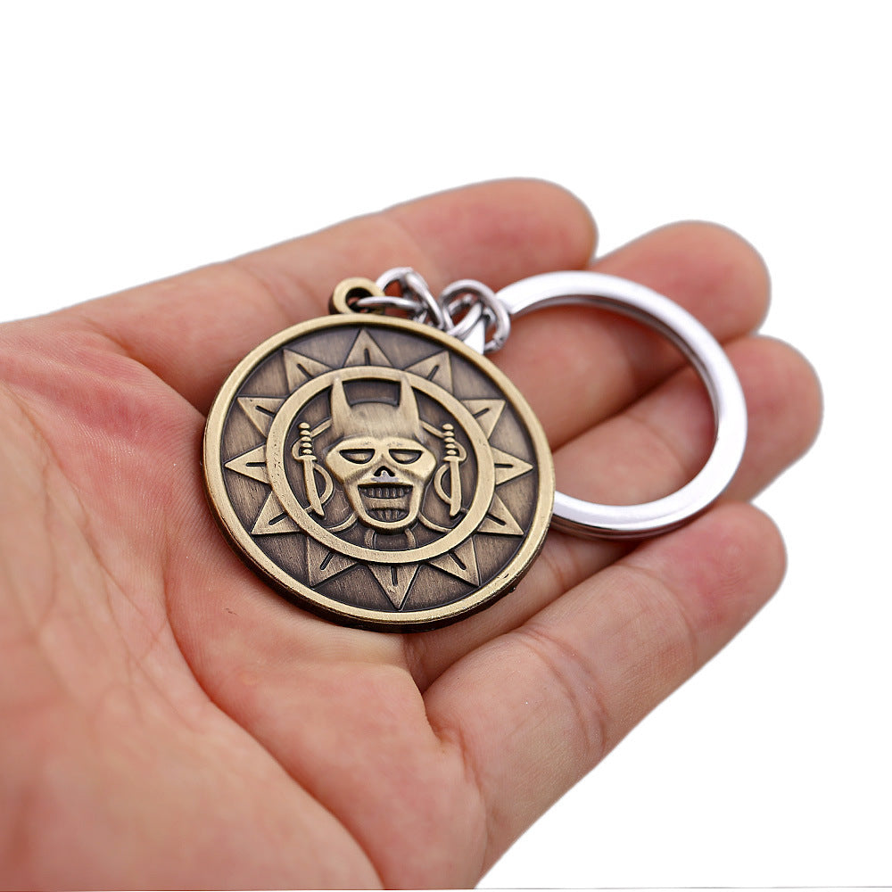 Metal keychain