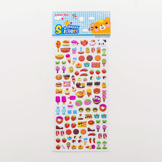 Cartoon Three-dimensional Bubble Sticker Hand Account Decoration Sticker