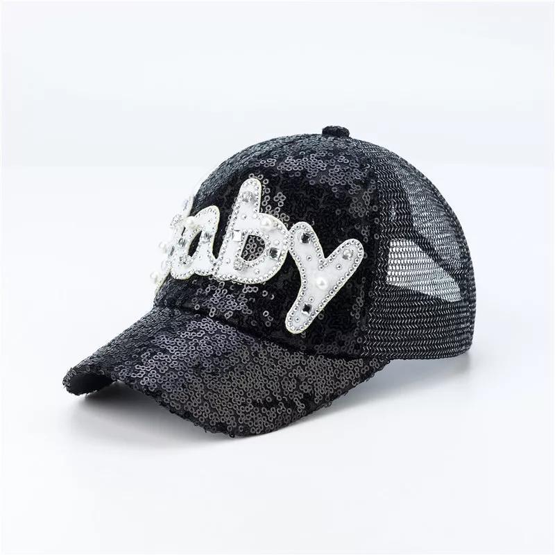 Men's And Women's Caps Men's Hats Sequins Sunscreen Baseball