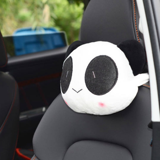 Through Plush Pillow Neck Pillow Cute Panda Head Pillow