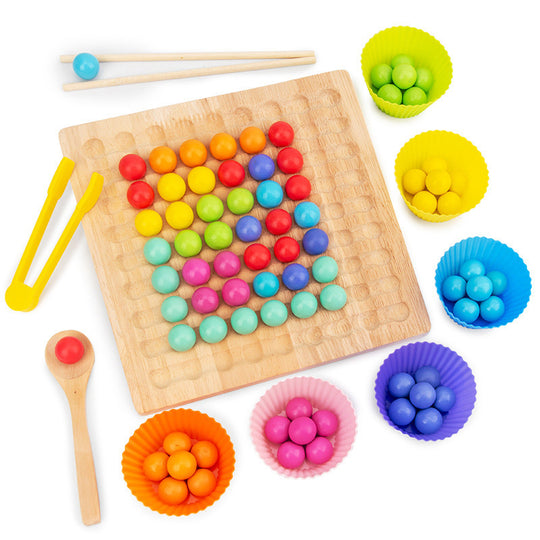 The Live-Action Version Of Xiaoxiaole Parent-Child Clip Beads Mini Game