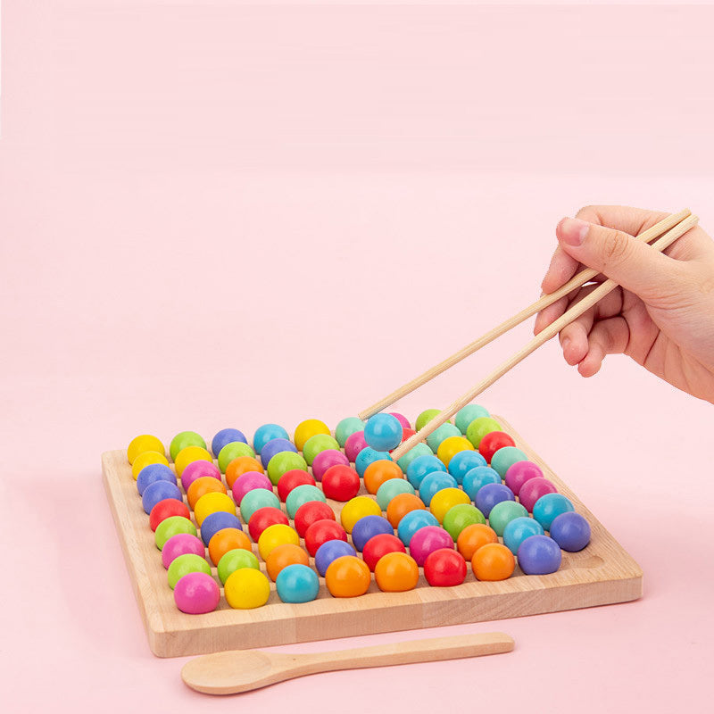 The Live-Action Version Of Xiaoxiaole Parent-Child Clip Beads Mini Game