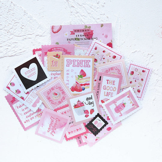 Stamp Impression Sticker Pack Salt Envelope Sealing Sticker