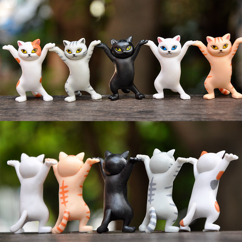 Kid Children Funny Toys Gift Cat Coffin Dance Doll Animals Figurines Handmade Blind Box Decoration Toys Gift