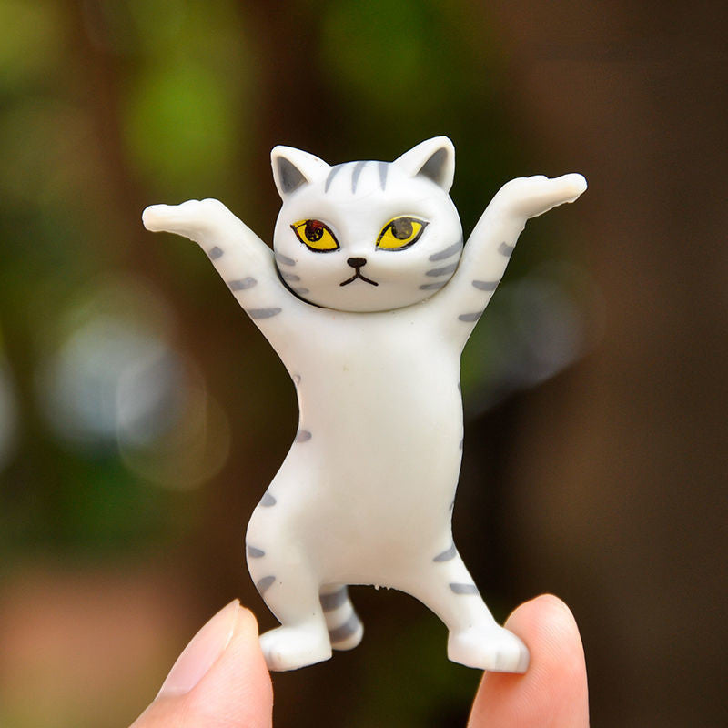 Kid Children Funny Toys Gift Cat Coffin Dance Doll Animals Figurines Handmade Blind Box Decoration Toys Gift