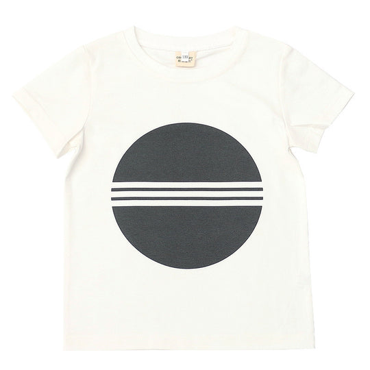 Black And White Short-Sleeved T-Shirts For Boys And Girls