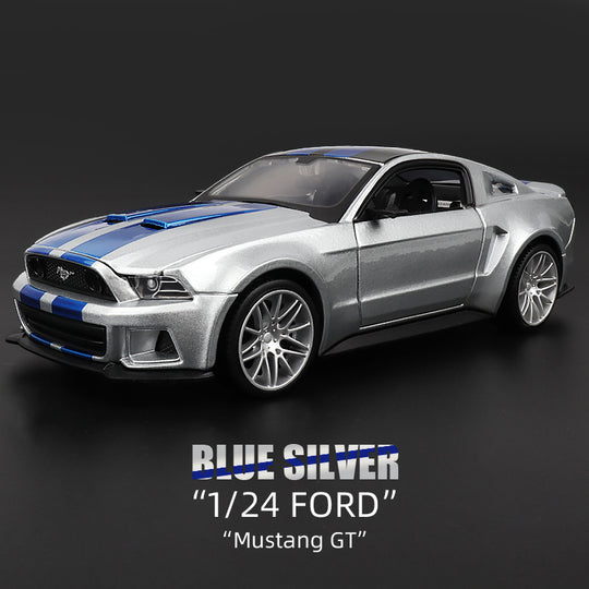 Meritor Figure  Ford Mustang Gt Car Model Original Simulation Alloy Supercar Toy Car Model Decoration