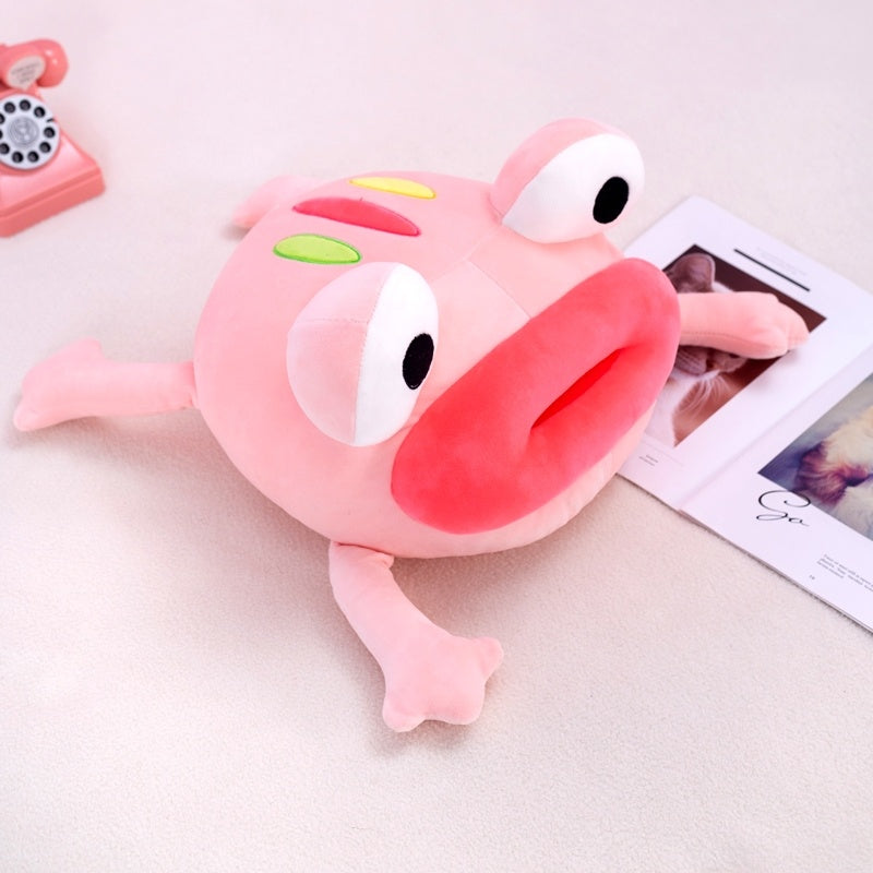 Sausage Mouth Doll Pomming Frog Doll Funny Frog Hugging Pillow