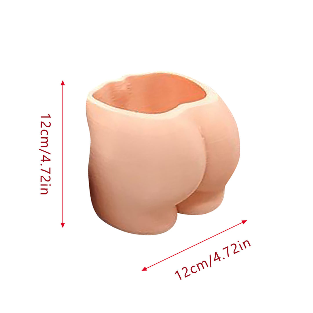 Resin Flower Pots Nordic Vases Figurines Decoration Ornaments Home Ceramic Butt Potted Plant Garden Balcony Plant Decoration