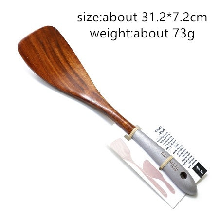 Colorful Kitchenware Wooden Spoons And Shovel