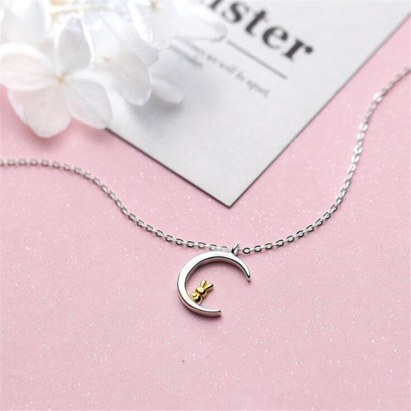 S925 Sterling Silver Necklace Wholesale Korean Edition Fashion