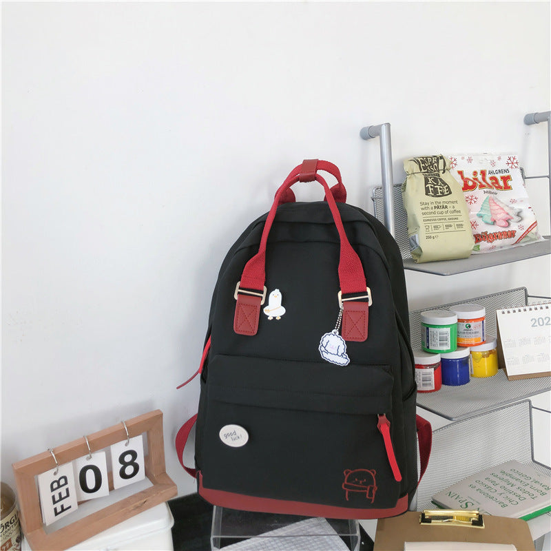 New Summer Harajuku Backpack Nylon Women Backpacks Fashion Simple Anti Theft School Bags