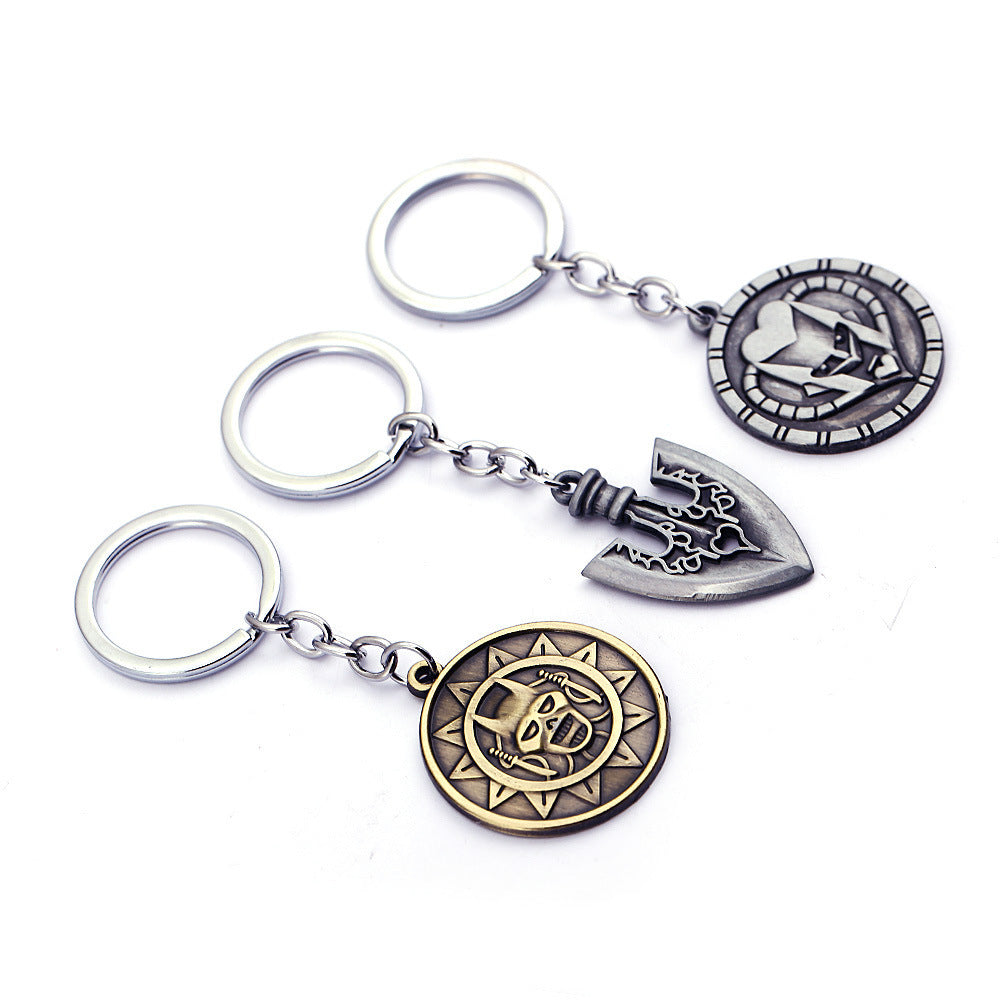 Metal keychain