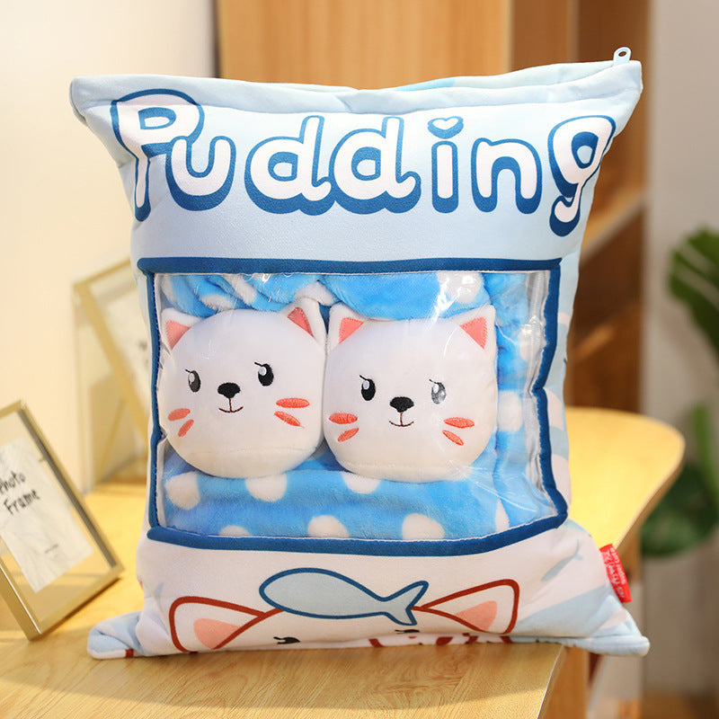 Cartoon plush pillow