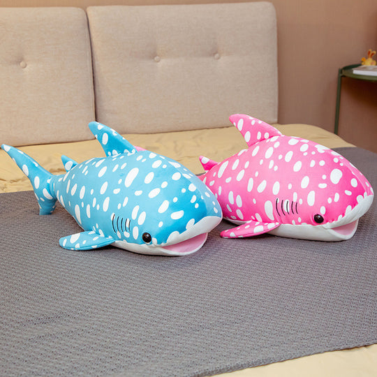 Spotted fish plush pillow