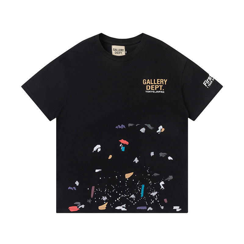 Tokyo Limited Splash-ink Short-sleeved T-shirt