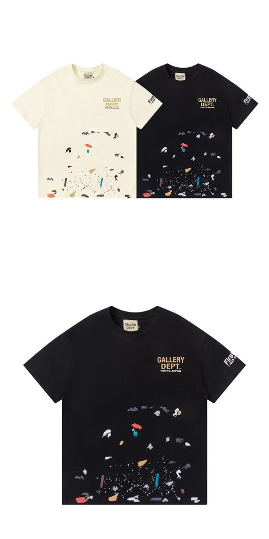 Tokyo Limited Splash-ink Short-sleeved T-shirt