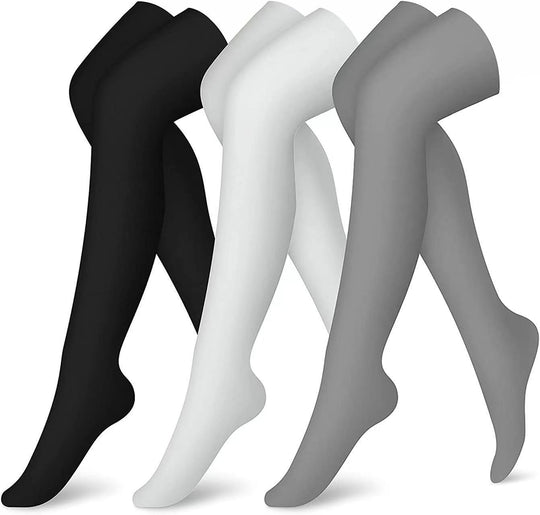 Pattern Gradient Leggings Lengthened Knee Socks