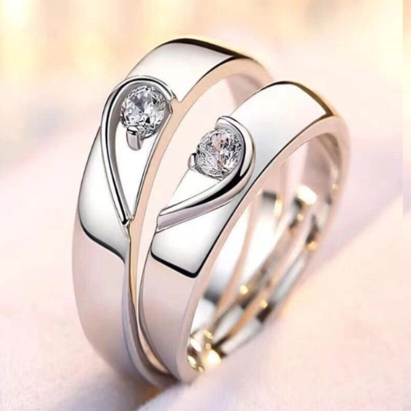 Couple Ring Korean Edition Minimalist