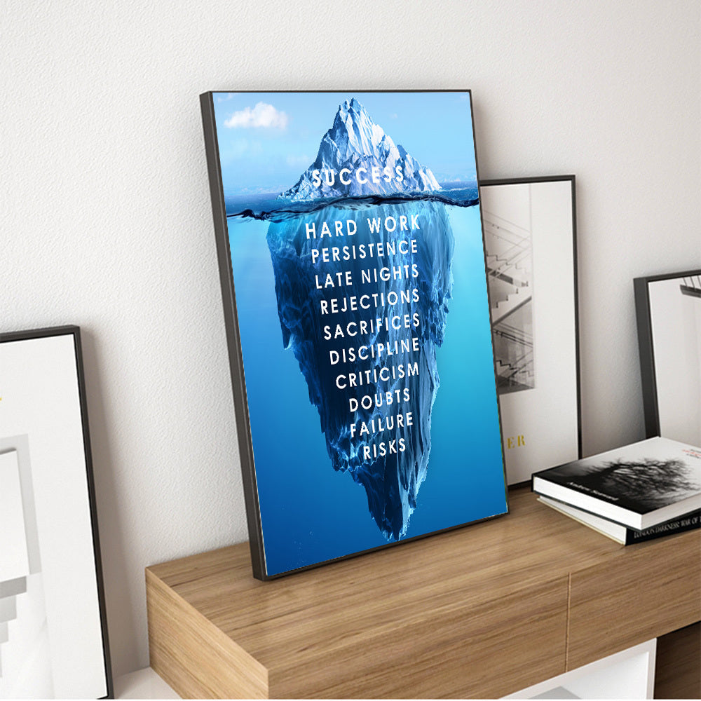 Iceberg decorative painting