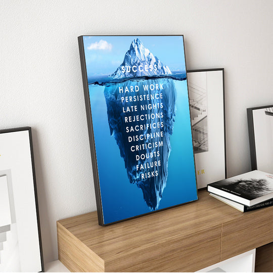 Iceberg decorative painting