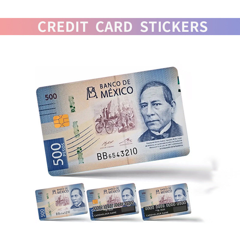 Credit Card Personalized Stickers