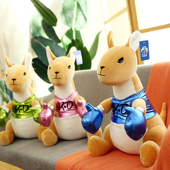 Creative Plush Toy Boxing Kangaroo Action