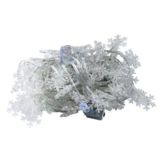 Room Decoration LED Snowflake Lighting Chain