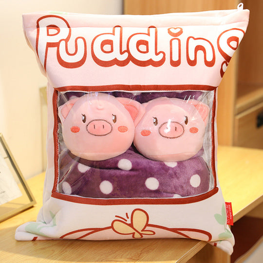 Cartoon plush pillow