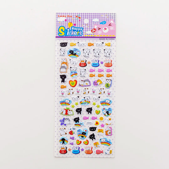 Cartoon Three-dimensional Bubble Sticker Hand Account Decoration Sticker