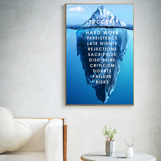 Iceberg decorative painting