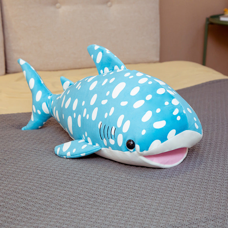 Spotted fish plush pillow