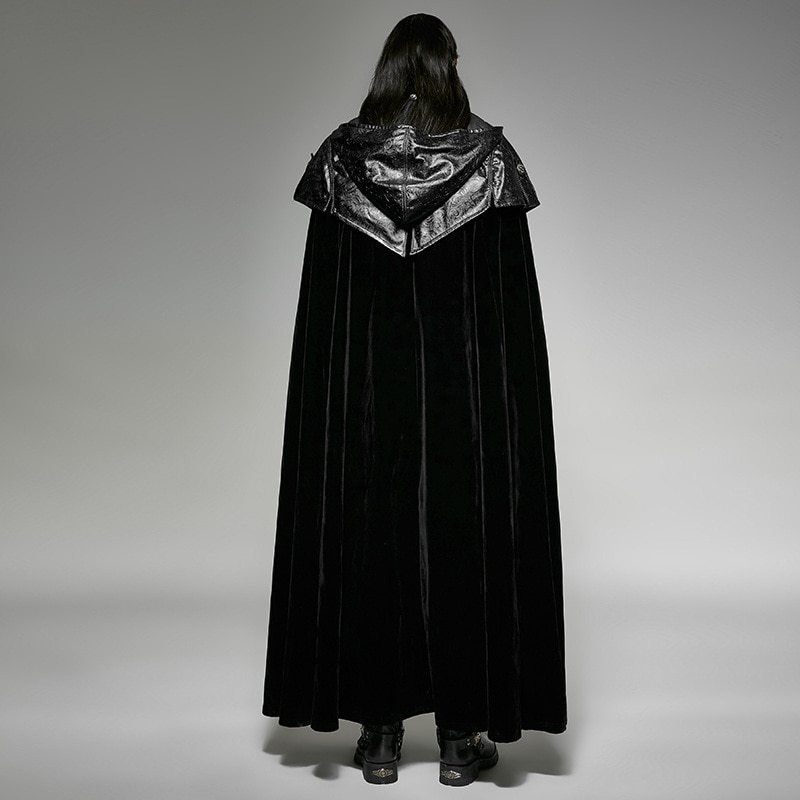 Men's Windbreaker Cloak Punk Retro Long Cloak Coat