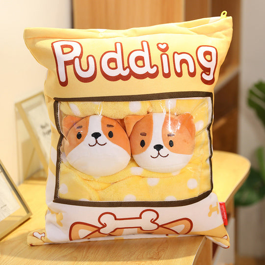 Cartoon plush pillow