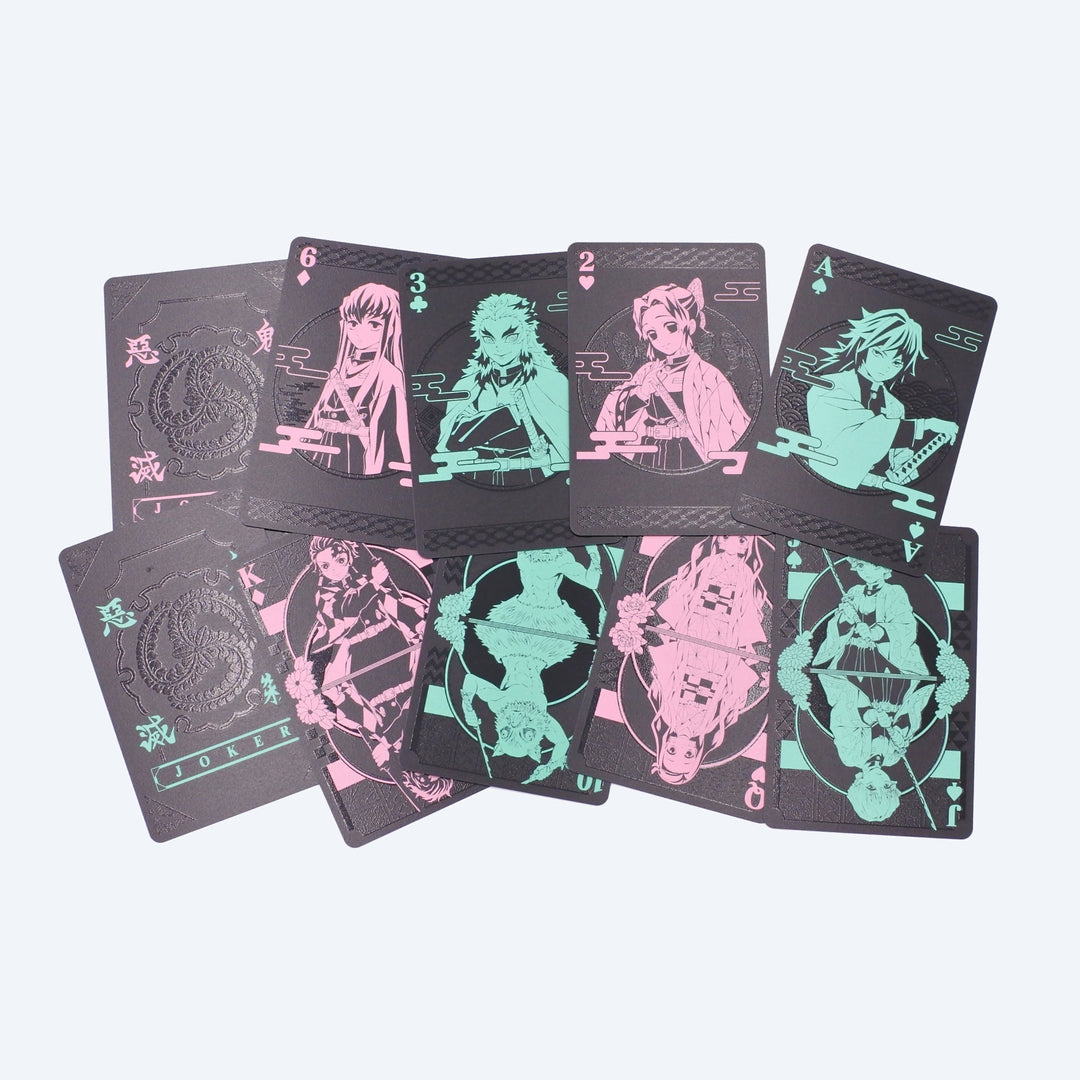 Demon Slayer: Kimetsu no Yaiba Black Playing Cards