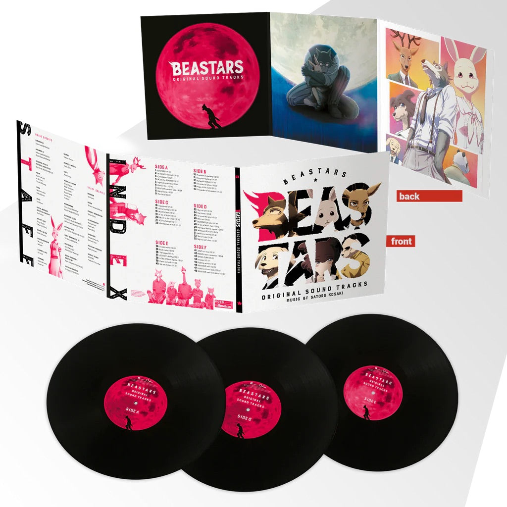 Beastars Original Soundtrack Blood Moon Variant Vinyl Record