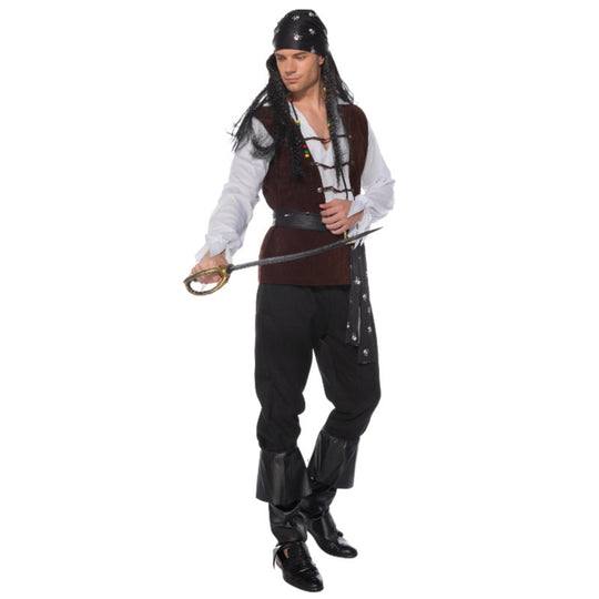 Men's Cosplay Clothes Halloween Pirates Of The Caribbean Clothing