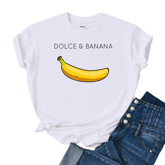 Dolce Banana Anime Printed T Shirts