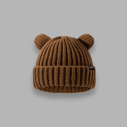 Cute Little Bear Ears Large Edition Loose Wool Hat