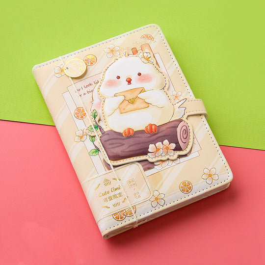 Love Limited Coloring Magnetic Buckle Leather Diary