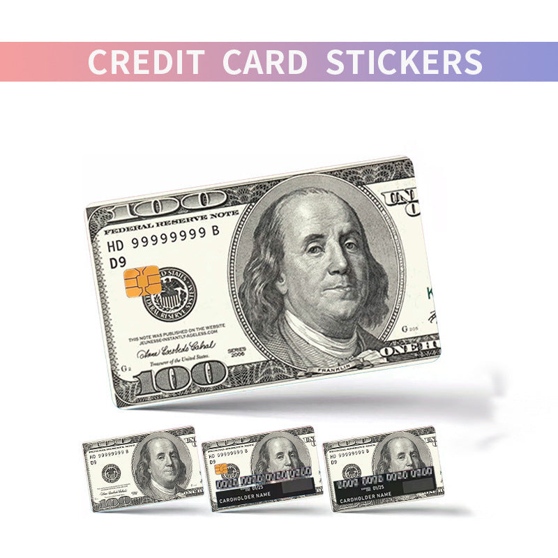 Credit Card Personalized Stickers