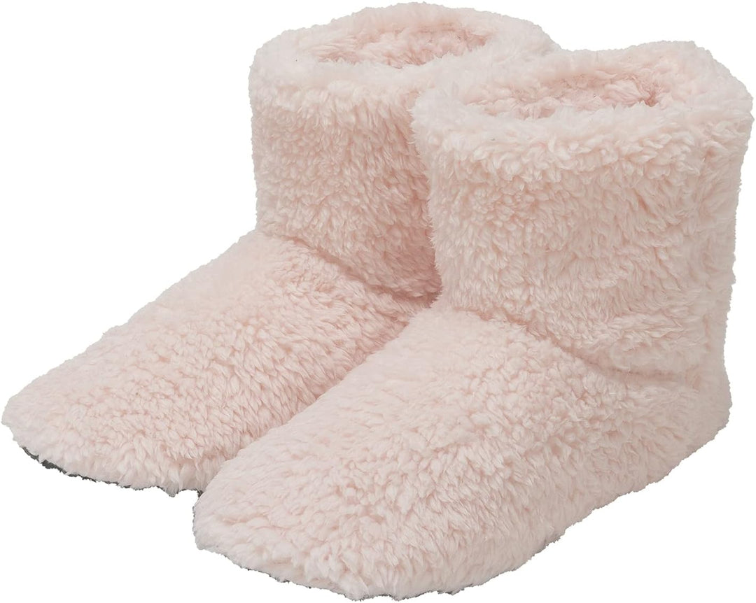 Women's and Men's Fluffy Bootie Slipper Sock with Memory Foam House Shoes